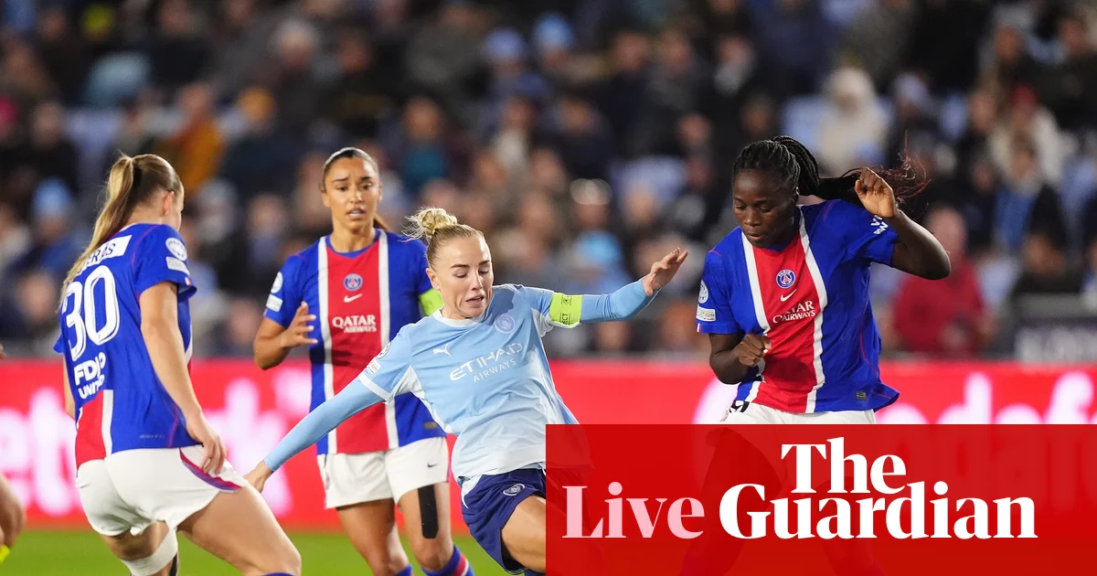 Manchester City and Paris Saint-Germain clash in Women’s Champions League